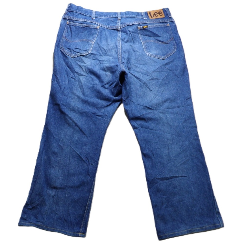 VTG 90s Lee Riders 202 Straight Leg Pants Cotton Men W37x25 Medium Blue Made USA